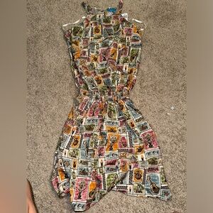 Disney Aulani Hawaiian dress Rare HTF Tori Richard Polynesian XSmall